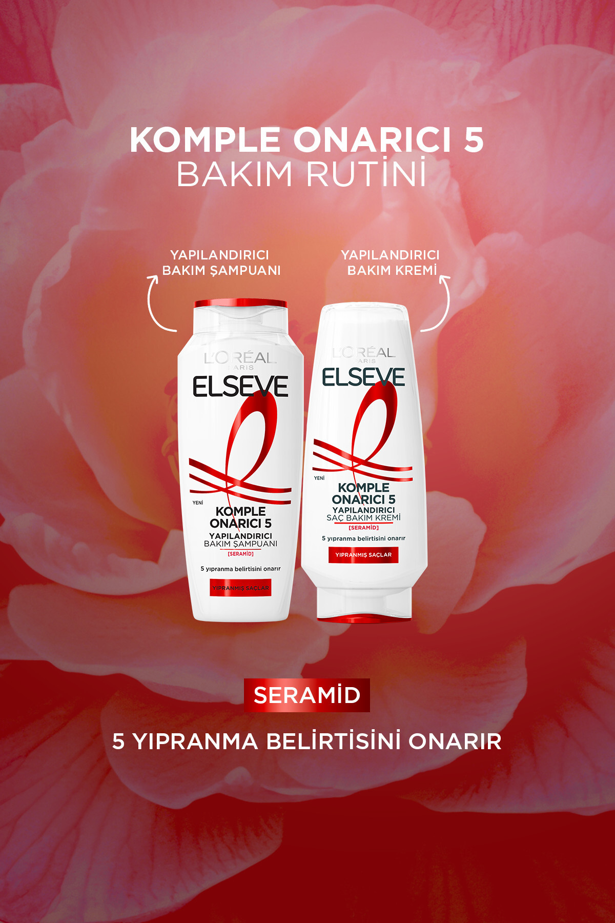 Elseve Komple Onarıcı 5 Yapılandırıcı Bakım Şampuanı 400 ml-