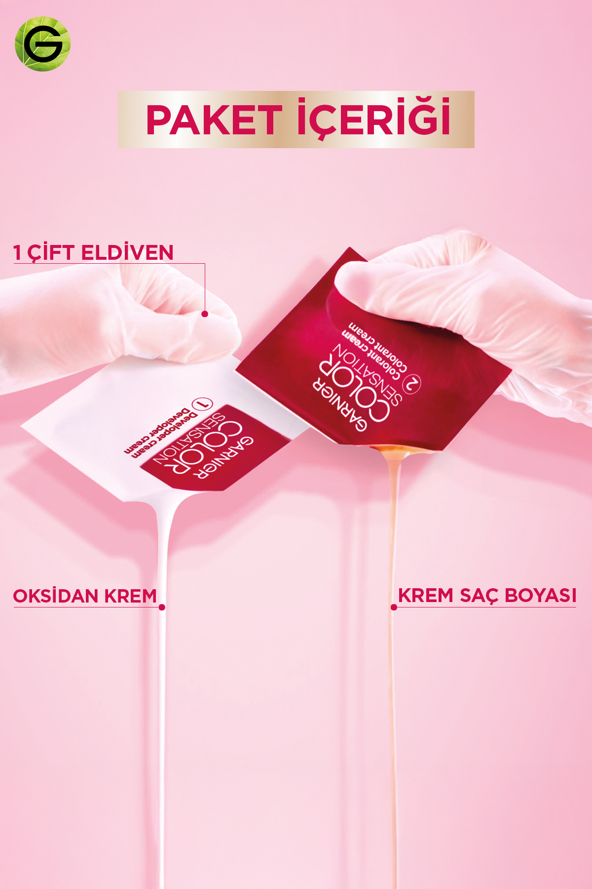 Garnier Color Shampoo Retouch Şampuan Kolaylığında Dip Boyası, Kahve 4.0-