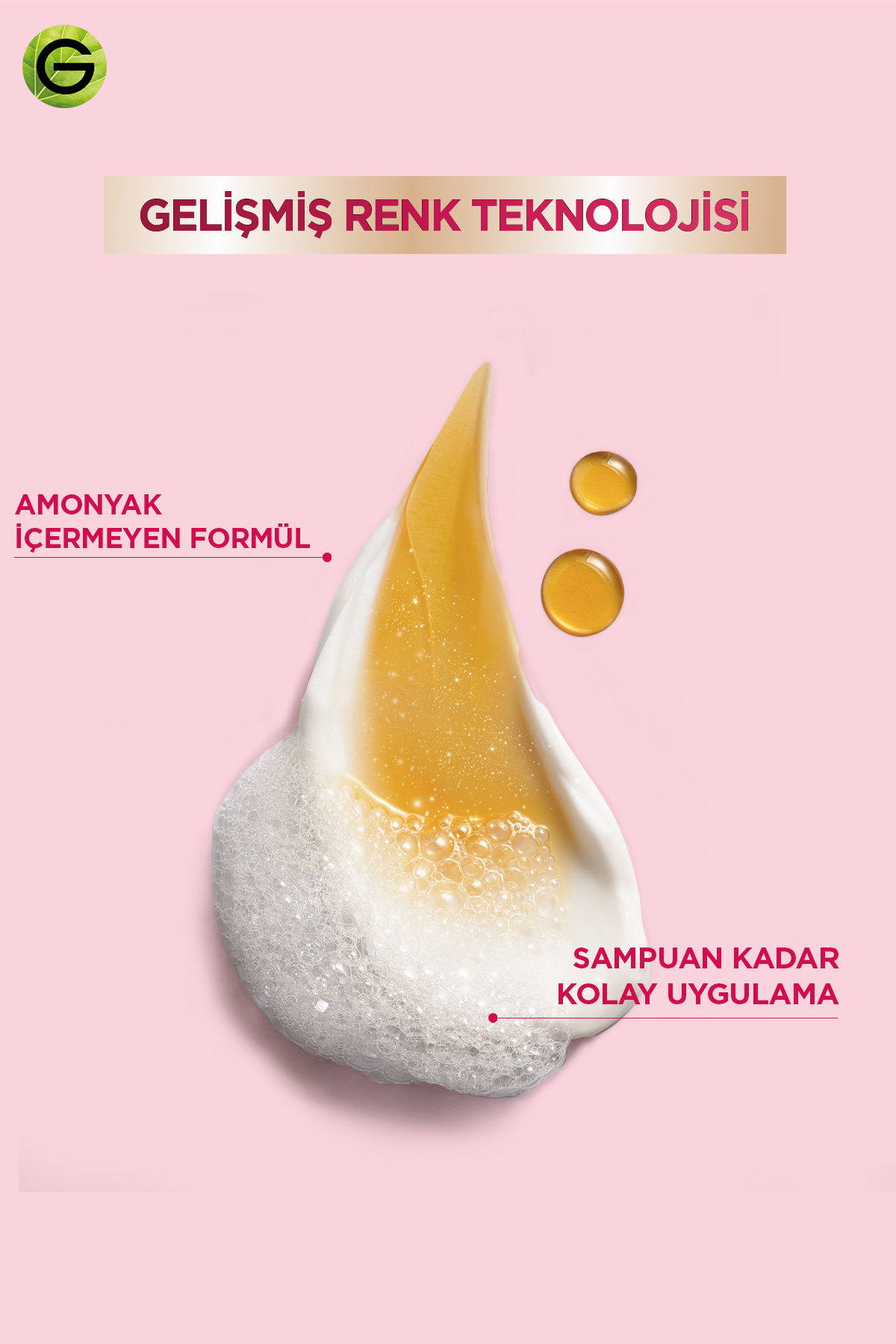 Garnier Color Sensation Color Shampoo - Şampuan Boya No: 5.0-