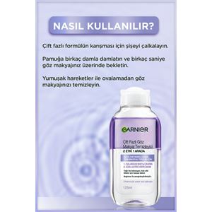 Garnier Çift Fazlı Göz Makyaj Temizleyicisi 2 Etki 1 Arada 125ML-