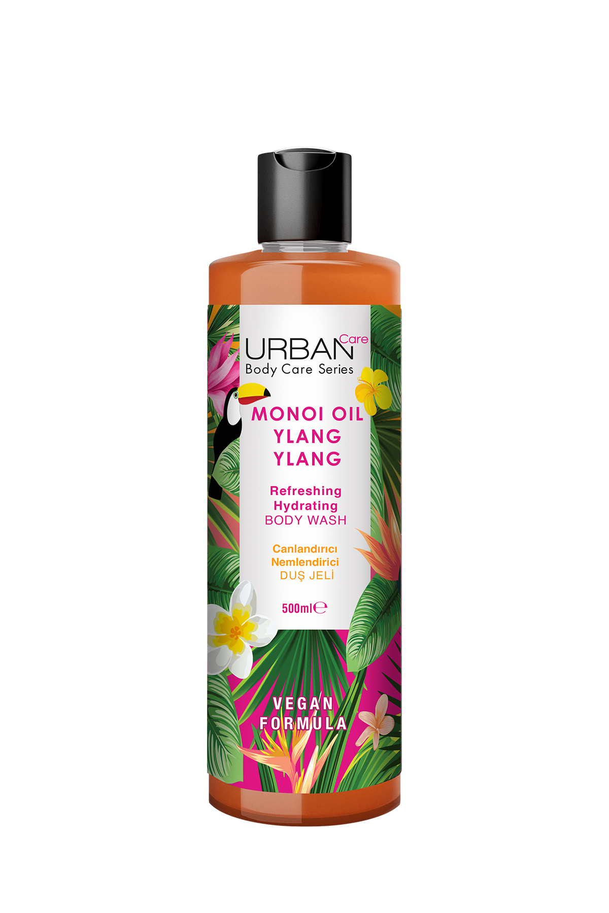 Urban Care Monoi Oil & Ylang Ylang Canlandırıcı ve Nemlendirici Duş Jeli 500 ml-vegan-