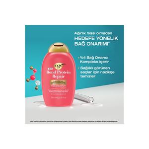 OGX Bond Protein Repair Bağ Onarımı&Koruma Şampuanı 385 ml-