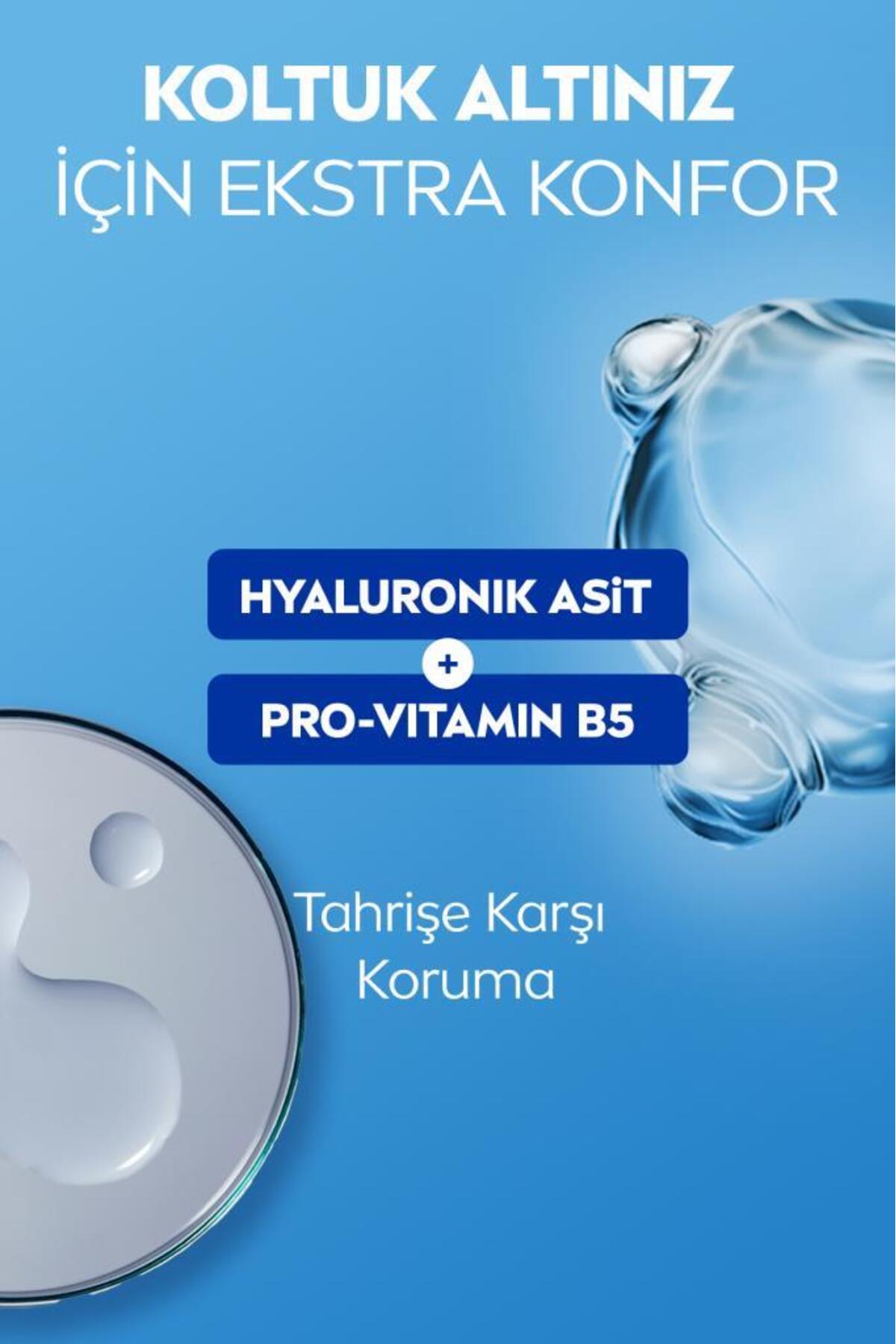 NIVEA Kadın Sprey Deodorant Derma Control Defend 150 ml,Tahriş Karşıtı,Alkolsüz,Hyaluron,Pro Vitamin B5-