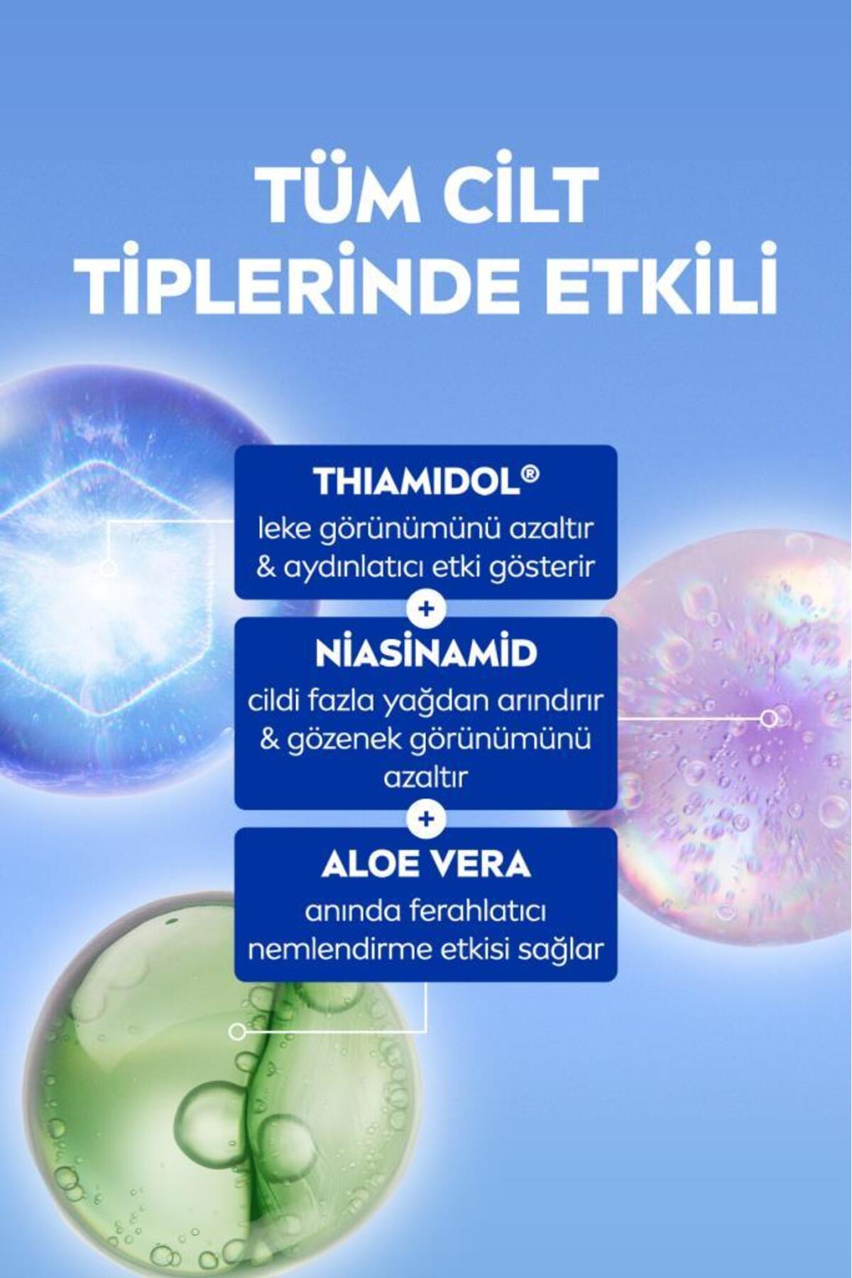 NIVEA Luminous630 Skin Glow Anında Aydınlatıcı Serum 30ml, Eşit Cilt Tonu, Thiamidol, Niasinamid, AloeVera-