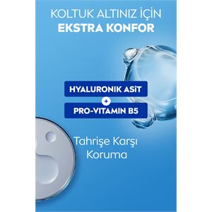 NIVEA Kadın Roll on Deodorant Derma Control Defend 50 ml,72 Saat Koruma,Alkolsüz,Hyaluron,Pro Vitamin-