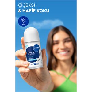 NIVEA Kadın Roll on Deodorant Derma Control Defend 50 ml,72 Saat Koruma,Alkolsüz,Hyaluron,Pro Vitamin-