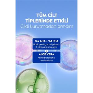 NIVEA Luminous630 Skin Glow Peeling Etkili Tonik 100ml, Parlaklık, Eşit Cilt Tonu, AHA PHA, Aloe Vera-