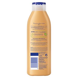 NIVEA Q10 Sıkılaştırıcı ve Bronzlaştırıcı Vücut Losyonu 250ml, Nemlendirici, Kademeli Bronzluk, Esnek Cilt-