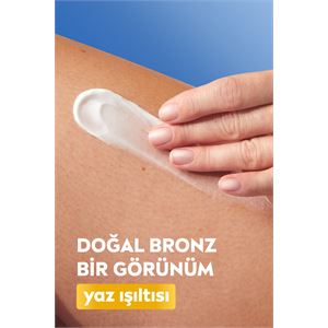 NIVEA Q10 Sıkılaştırıcı ve Bronzlaştırıcı Vücut Losyonu 250ml, Nemlendirici, Kademeli Bronzluk, Esnek Cilt-