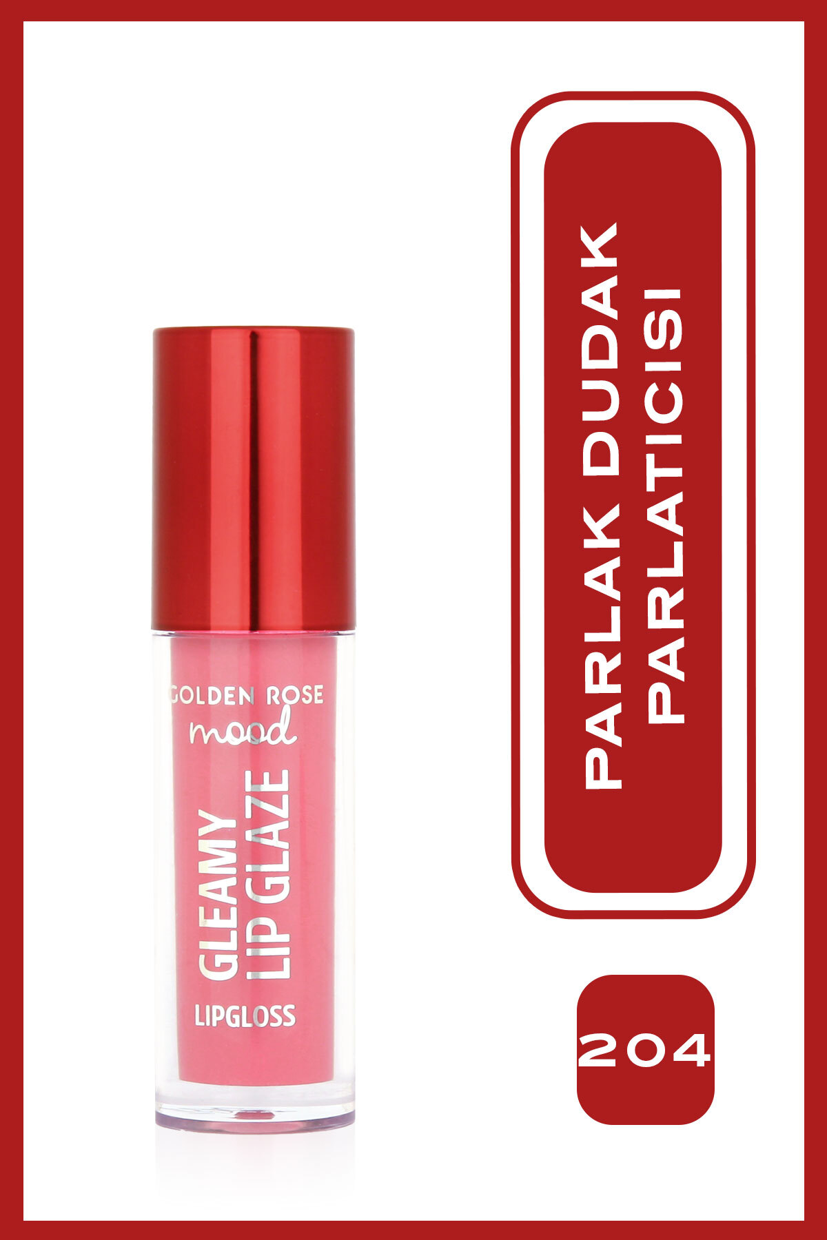 Golden Rose Mood Gleamy Lip Glaze Dudak Parlatıcısı No:204 Baby Pink-
