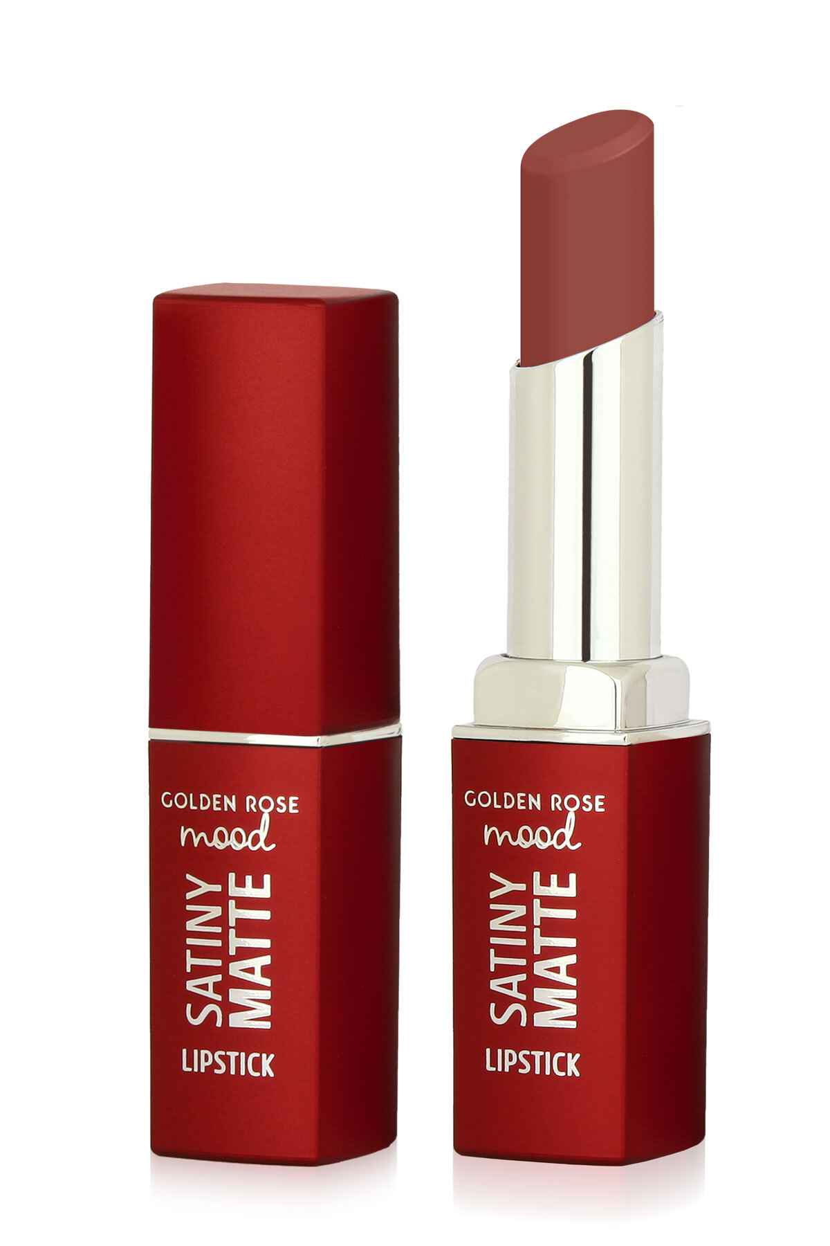 Golden Rose Mood Satiny Mat Ruj No:05 Burnt Blush-