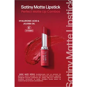 Golden Rose Mood Satiny Mat Ruj No:07 Berry Rouge-