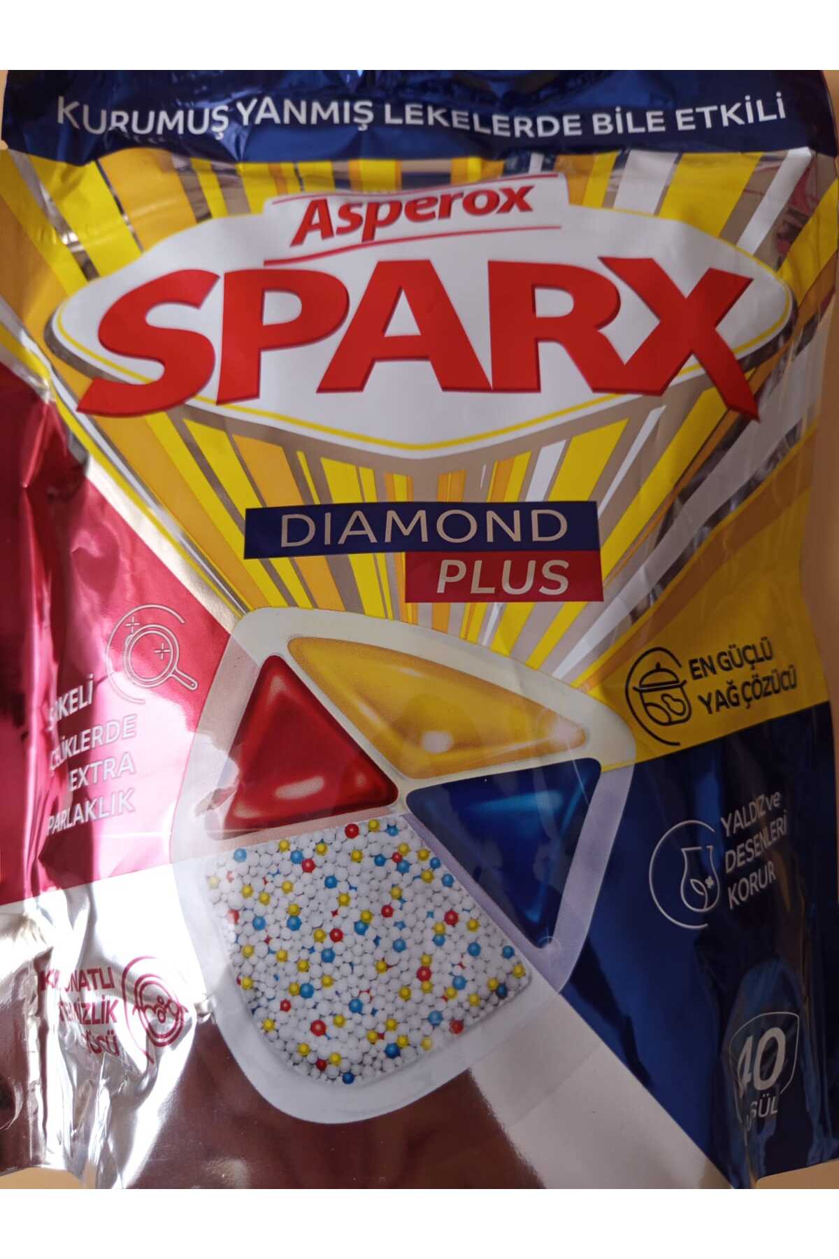 ASPEROX SPARX DIAMOND PLUS BULAŞIK MAKİNESİ KAPSÜLÜ 40LI-