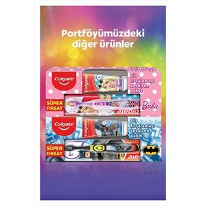 Colgate Batman Çürüklere Karşı Etkili Hafif Nane Aromalı Çocuk Diş Macunu + Diş Fırçası-