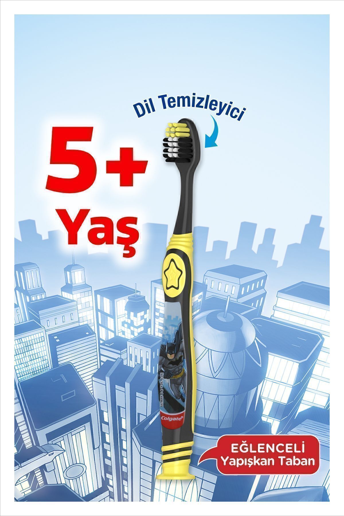 Colgate Batman Çürüklere Karşı Etkili Hafif Nane Aromalı Çocuk Diş Macunu + Diş Fırçası-