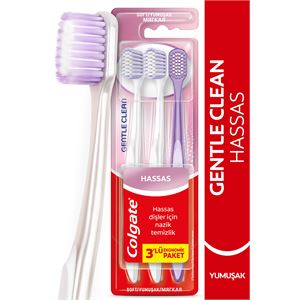 Colgate Gentle Clean 2+1 Diş Fırçası Hassas Yumuşak-