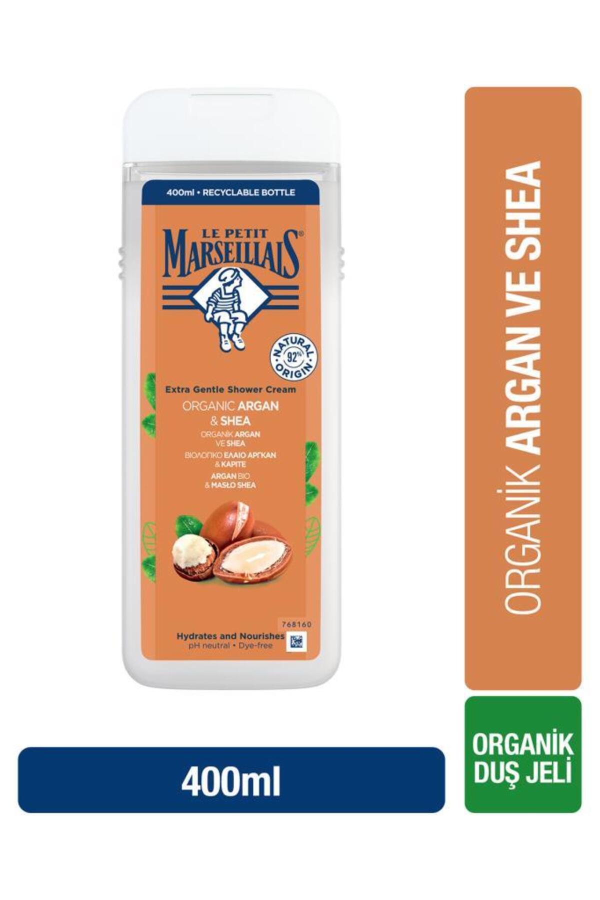 Le Petit Marseillais LPM Organik Argan ve Shea 400ml Duş Jeli-