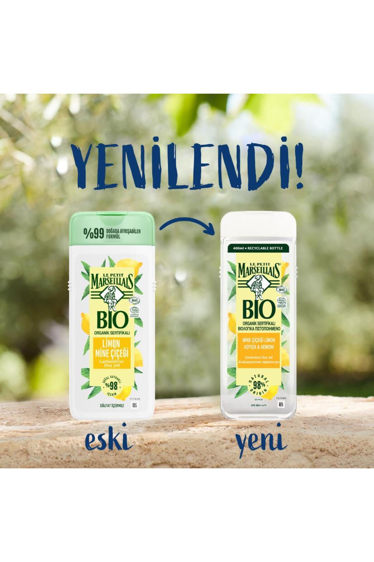 Le Petit Marseillais BIO Organik Sertifikalı Limon Mine Çiçeği 400 ml-
