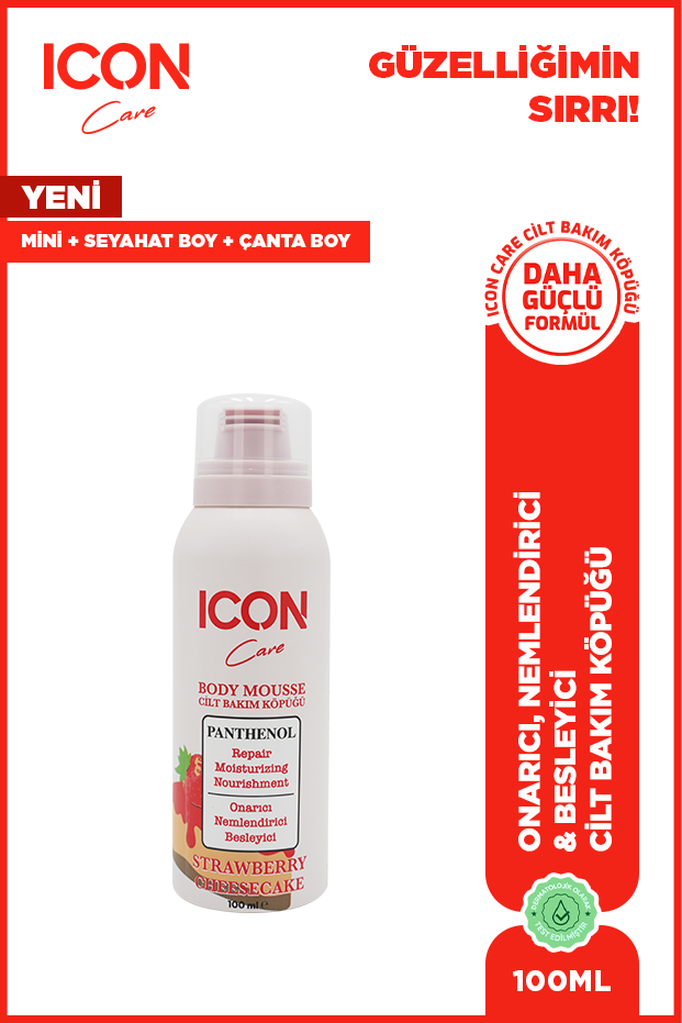 ICON Care Cilt Bakım Köpüğü Strawberry & Cheesecake 100 ml-