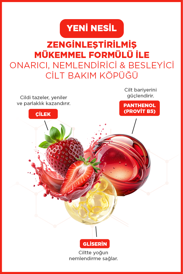 ICON Care Cilt Bakım Köpüğü Strawberry & Cheesecake 100 ml-