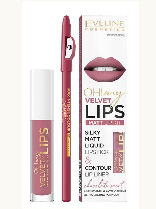 EVELİNE COSMETICS OH! MY VELVET LIPS MATT LIP KIT-